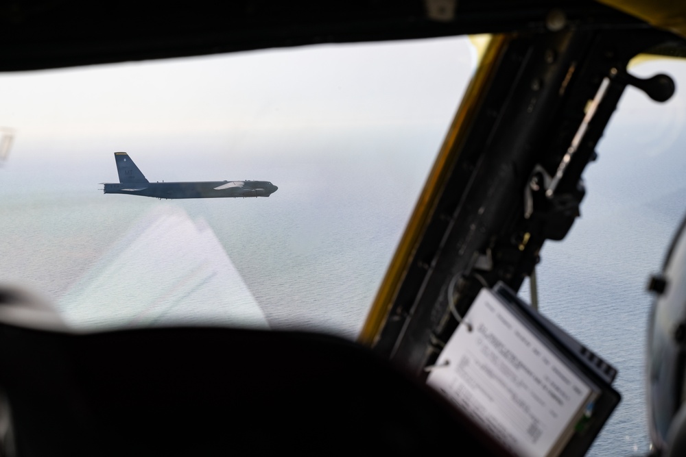 69th Expeditionary Bomb Squadron conducts mission over Baltic Sea in support of BTF 24-3