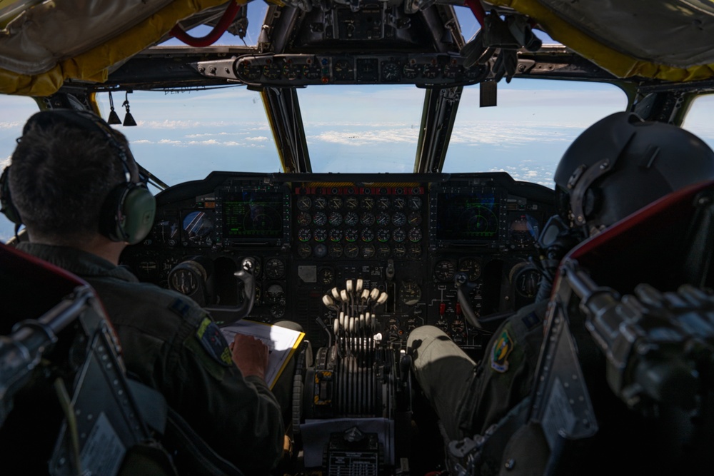 69th Expeditionary Bomb Squadron conducts mission over Baltic Sea in support of BTF 24-3