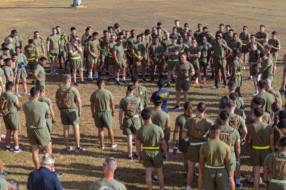 MRF-D 24.3: Command Element Marines, Sailors participate in friendly football, soccer games