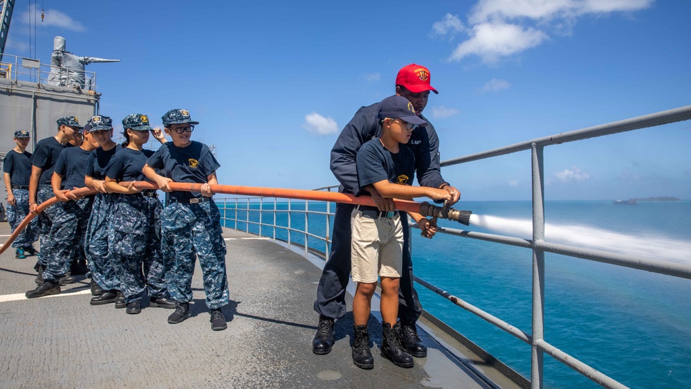 Saipan Sea Cadets Tour ESL