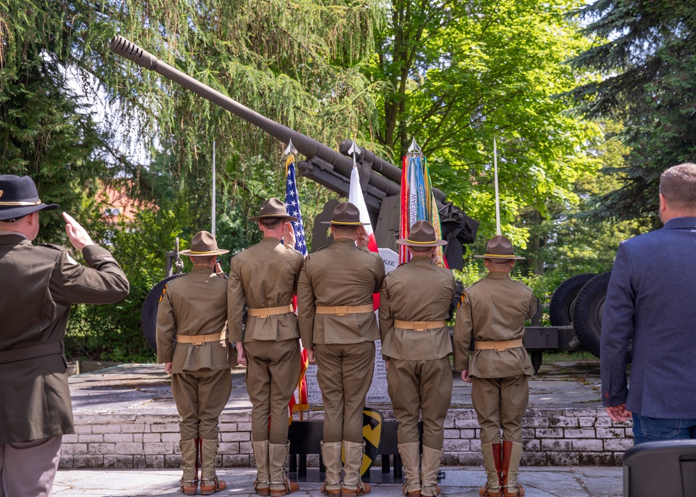 1st Cavalry Division Memorial Day ceremony in Boleslawiec, Poland