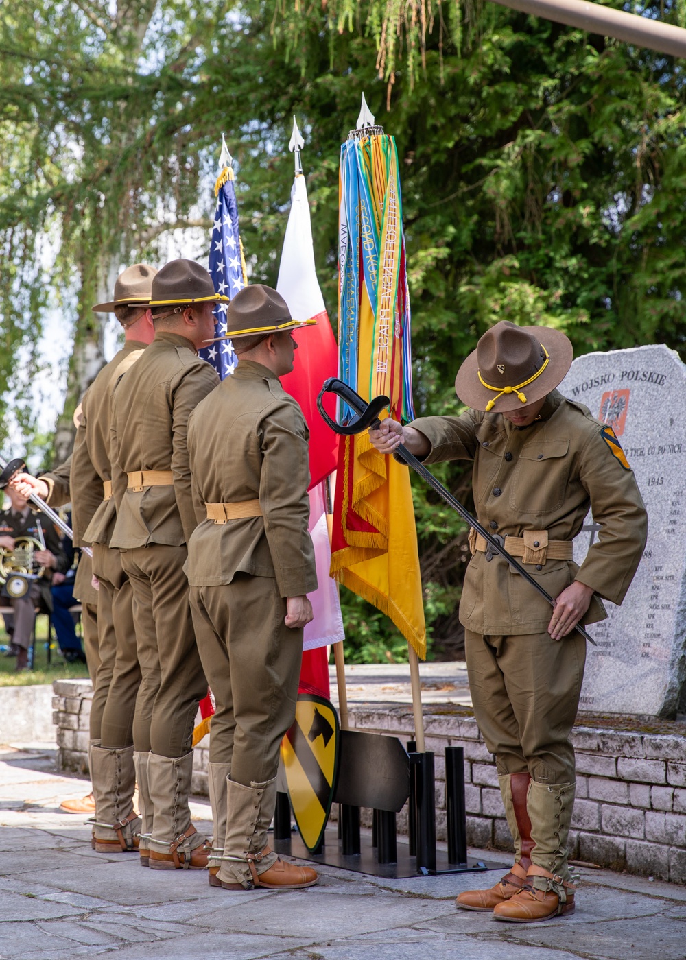 1st Cavalry Division Memorial Day ceremony in Boleslawiec, Poland