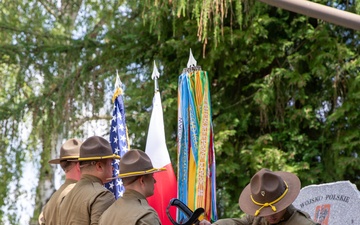 1st Cavalry Division Memorial Day ceremony in Boleslawiec, Poland