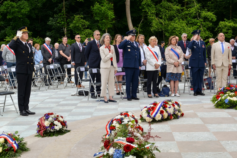 Memorial Day 2024 at Lafayette Escadrille Memorial Cemetery