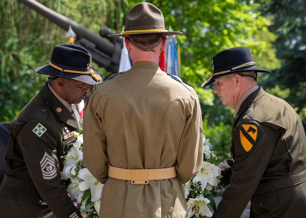 1st Cavalry Division Memorial Day ceremony in Boleslawiec, Poland