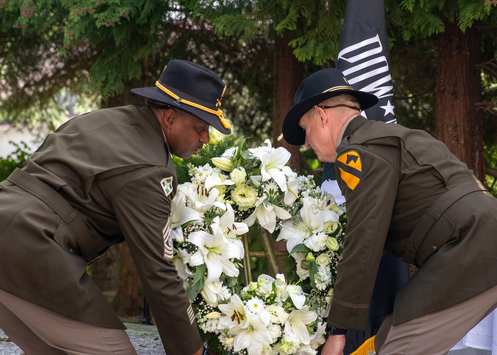 1st Cavalry Division Memorial Day ceremony in Boleslawiec, Poland