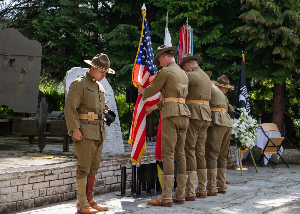 1st Cavalry Division Memorial Day ceremony in Boleslawiec, Poland