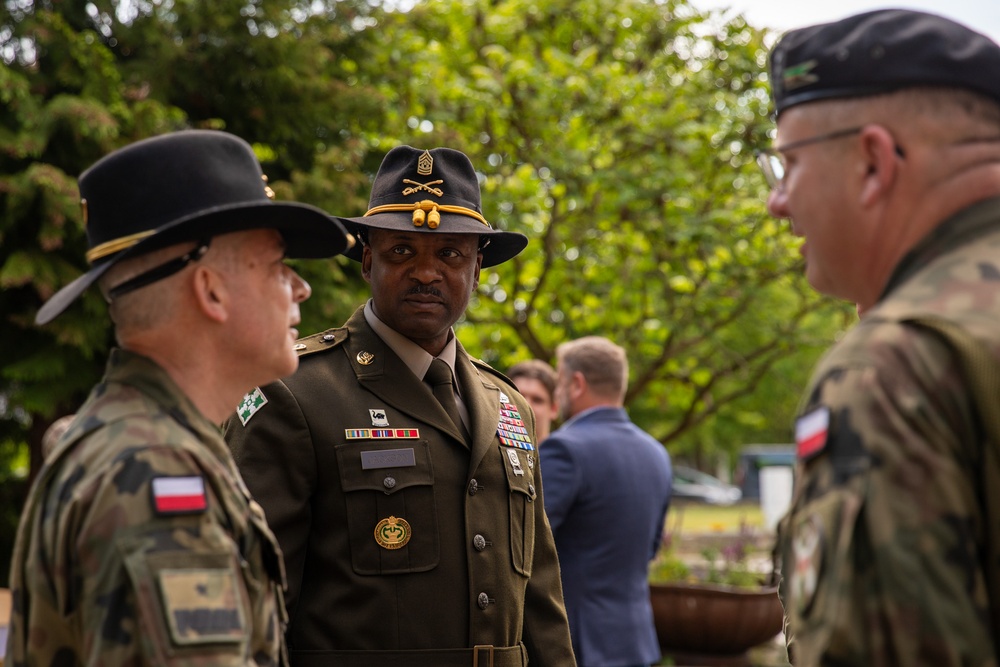 1st Cavalry Division Memorial Day ceremony in Boleslawiec, Poland