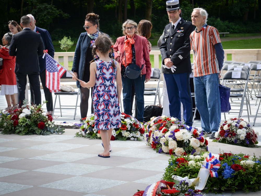 Memorial Day 2024 at Lafayette Escadrille Memorial Cemetery