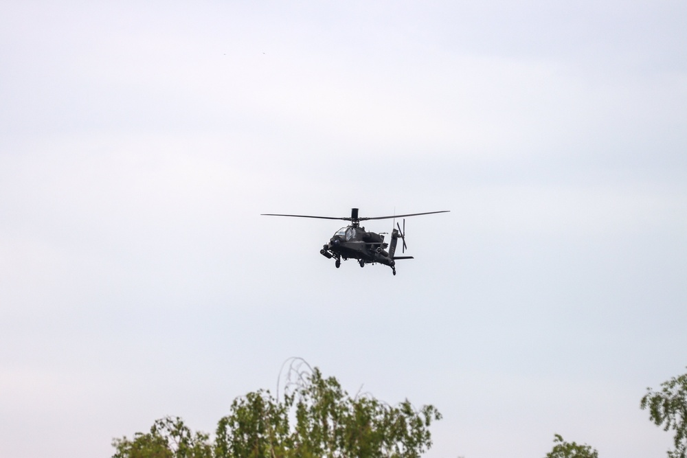 Task Force Saber AH-64 Apache Gunnery