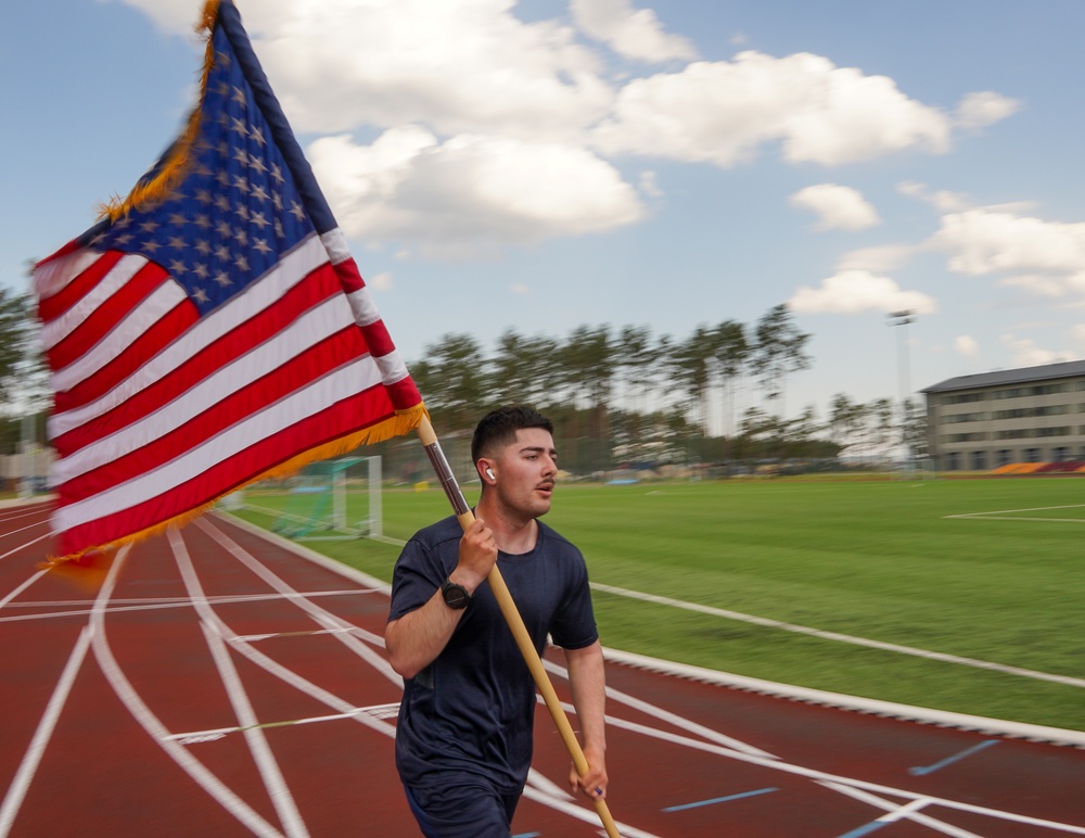 1st Cavalry Division runs alongside NATO allies in celebration of Memorial Day