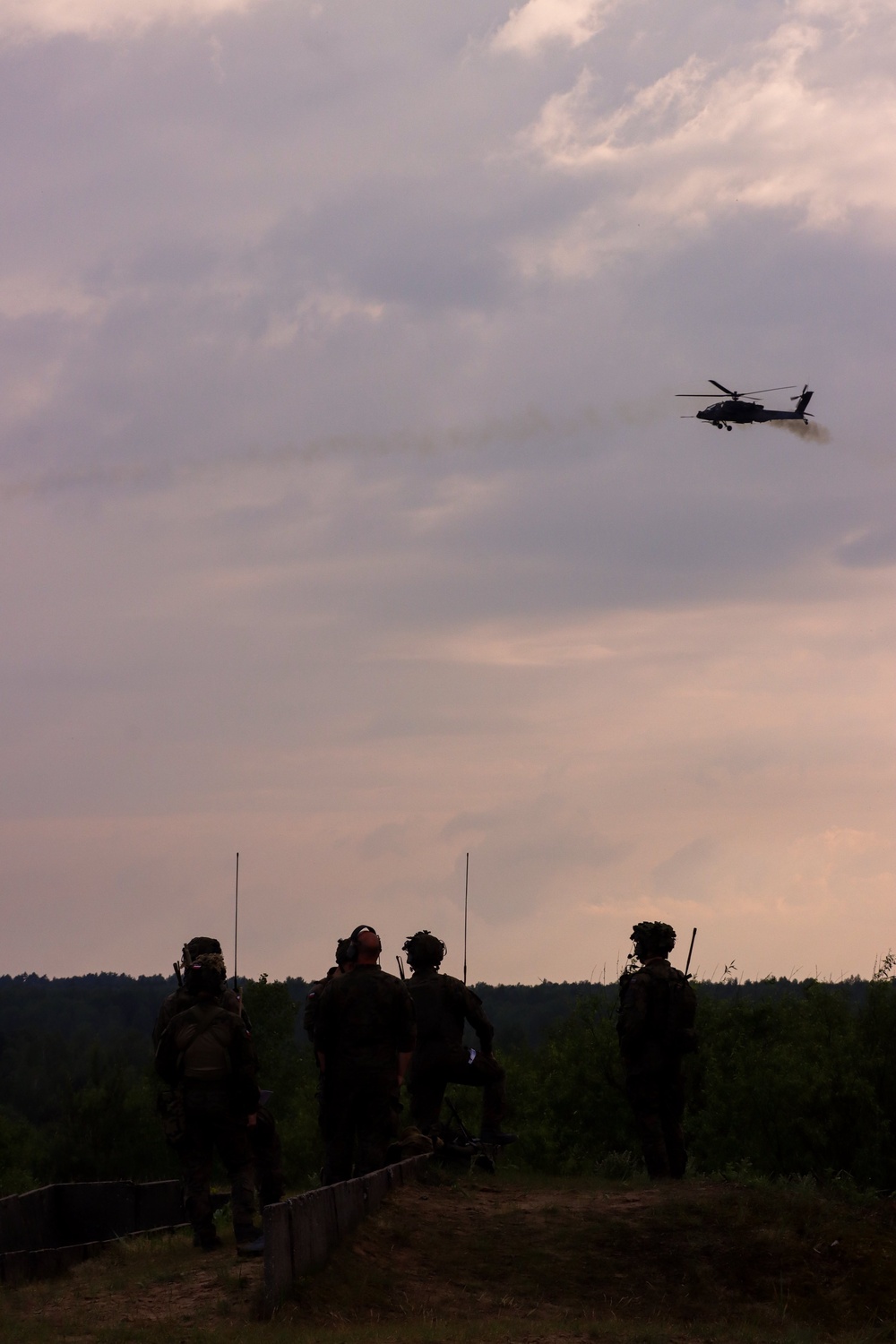 Task Force Saber AH-64 Apache Gunnery