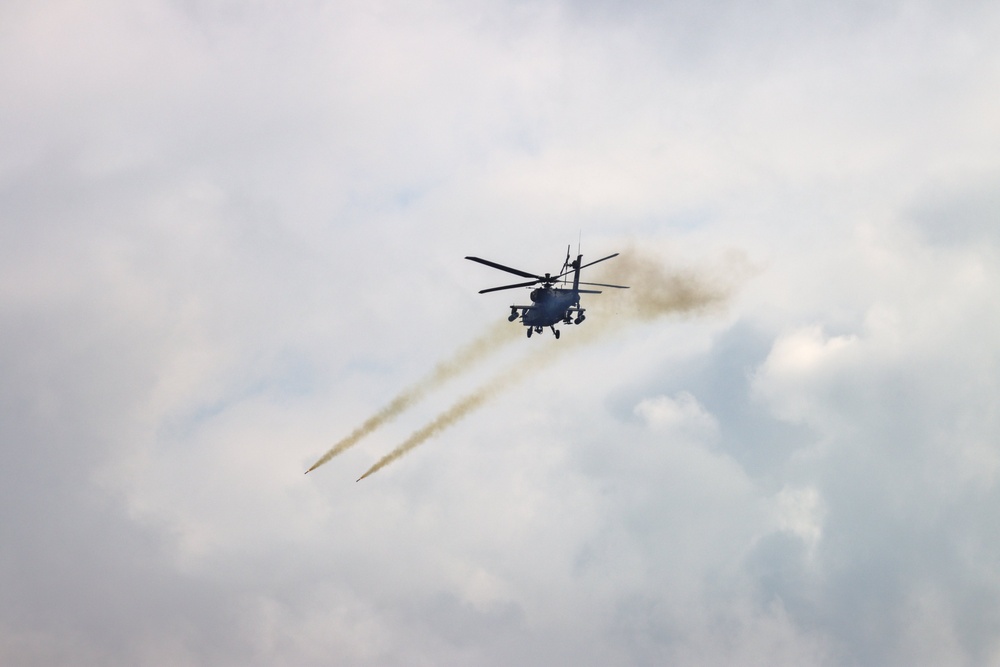 Task Force Saber AH-64 Apache Gunnery