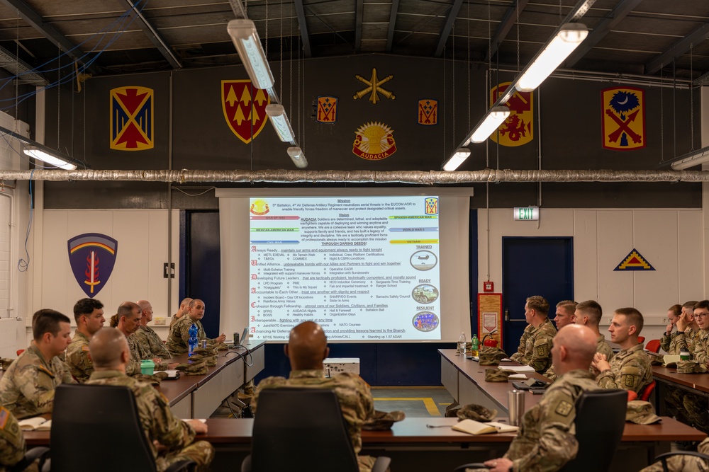 US Army Space and Missile Defense leadership visits 10th AAMDC Soldiers