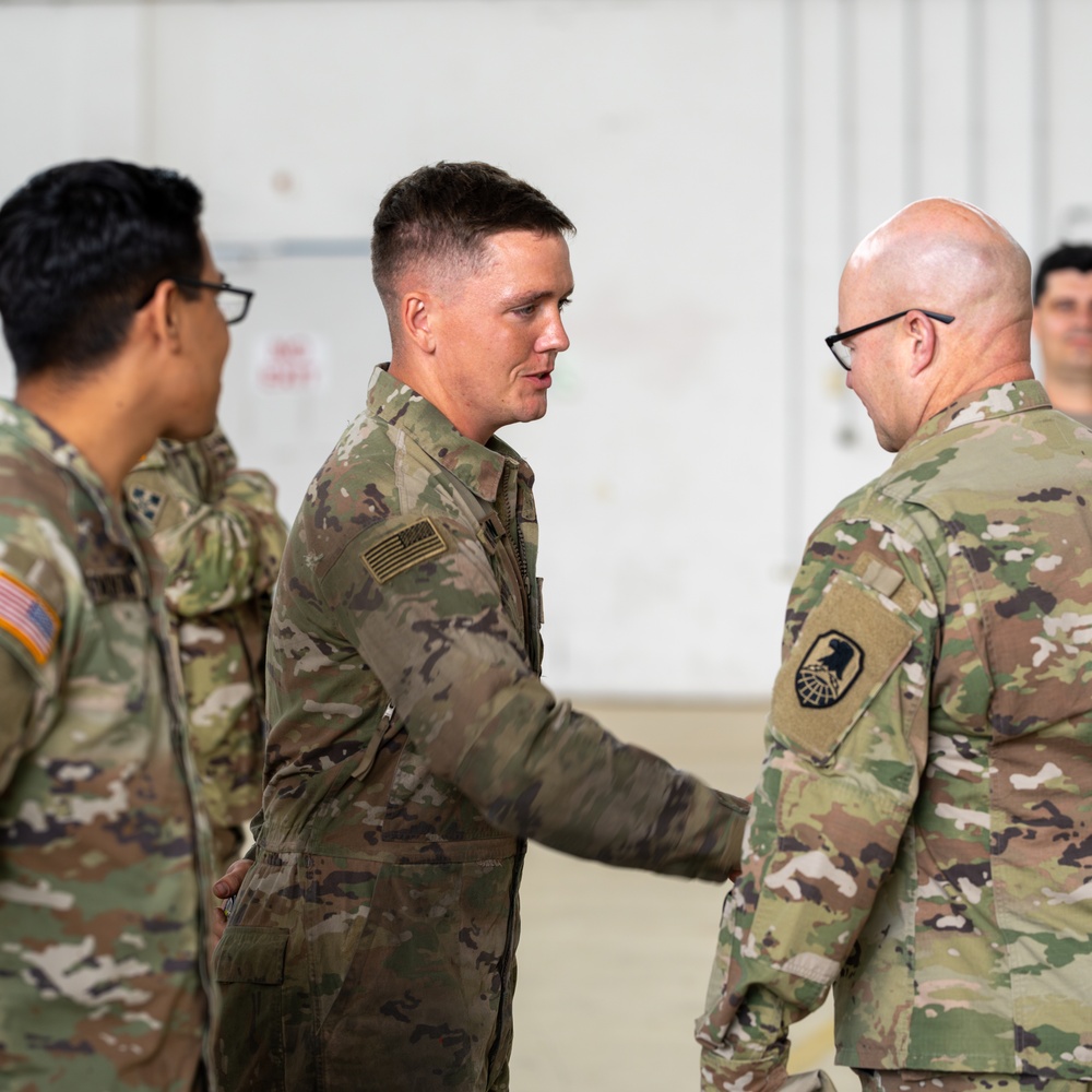 US Army Space and Missile Defense leadership visits 10th AAMDC Soldiers