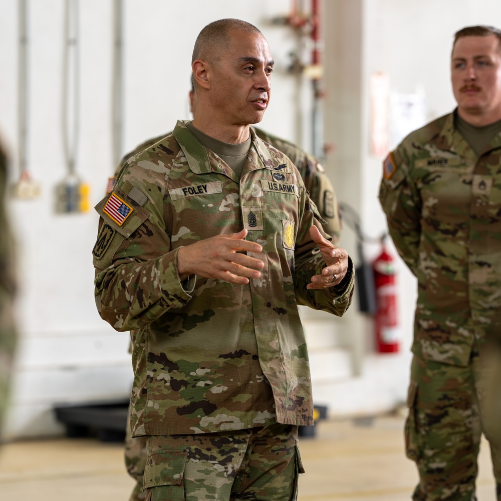 US Army Space and Missile Defense leadership visits 10th AAMDC Soldiers