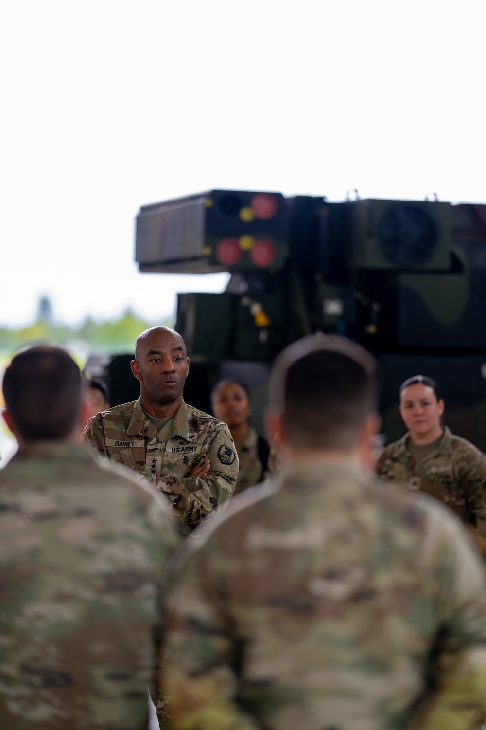 US Army Space and Missile Defense leadership visits 10th AAMDC Soldiers