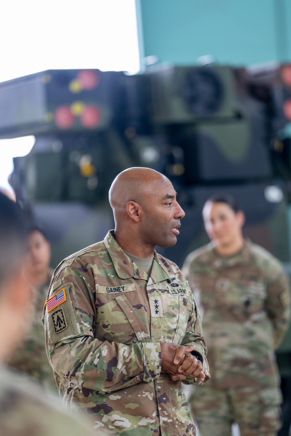 US Army Space and Missile Defense leadership visits 10th AAMDC Soldiers