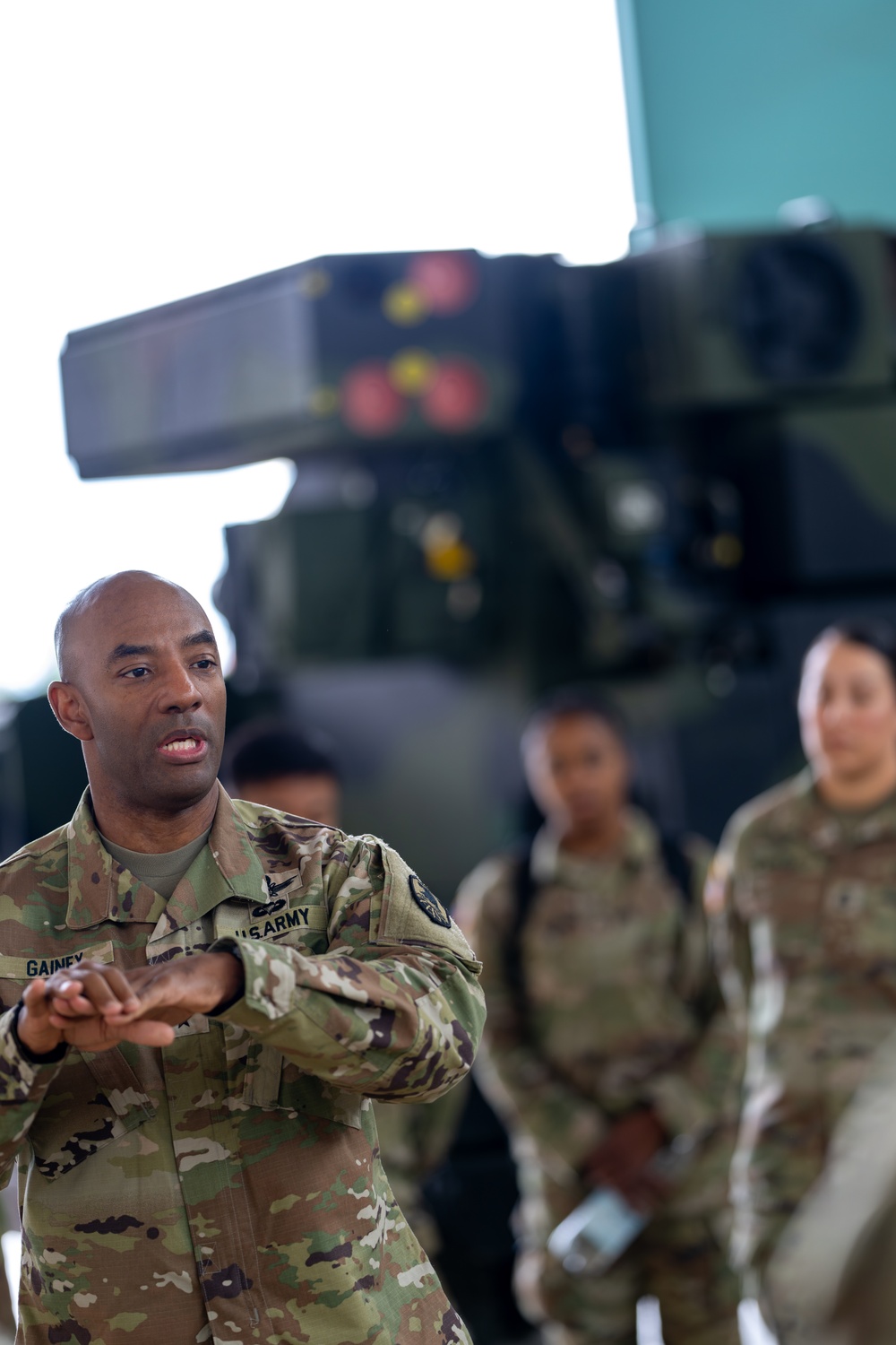 US Army Space and Missile Defense leadership visits 10th AAMDC Soldiers