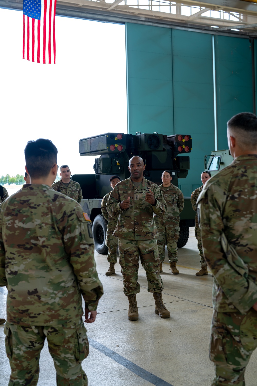 US Army Space and Missile Defense leadership visits 10th AAMDC Soldiers