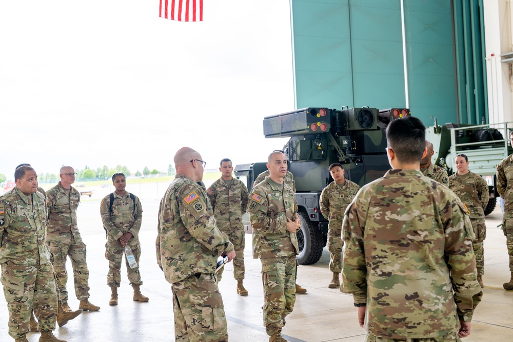 US Army Space and Missile Defense leadership visits 10th AAMDC Soldiers