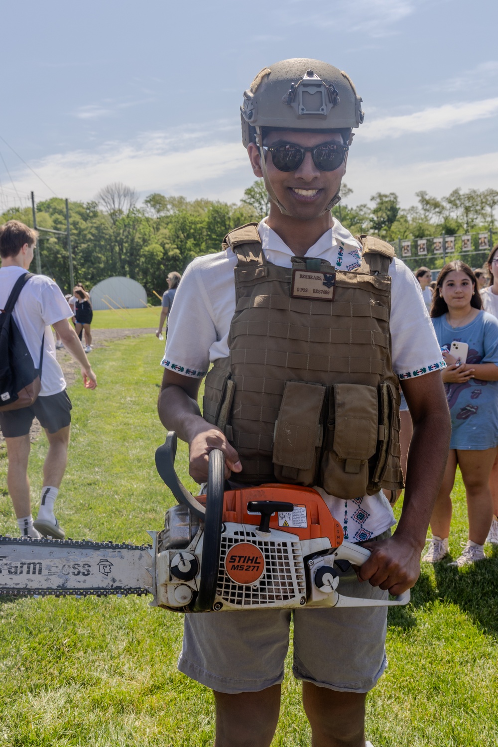 Seabees visit students during Fleet Week New York 2024