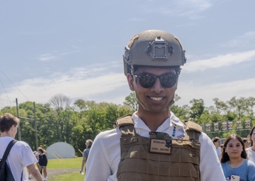 Seabees visit students during Fleet Week New York 2024