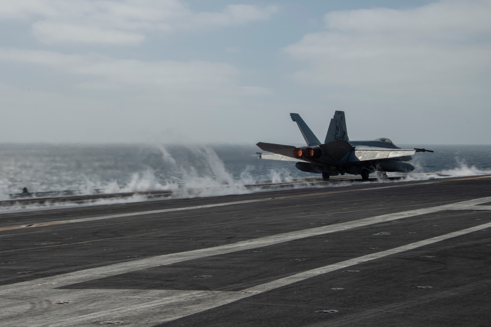 Abraham Lincoln conducts flight operations