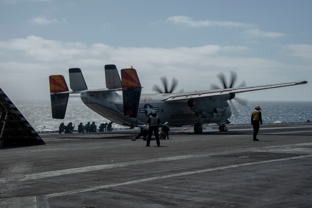 Abraham Lincoln conducts flight operations
