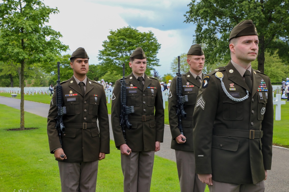 Memorial Day Service at Brittany American Cemetery