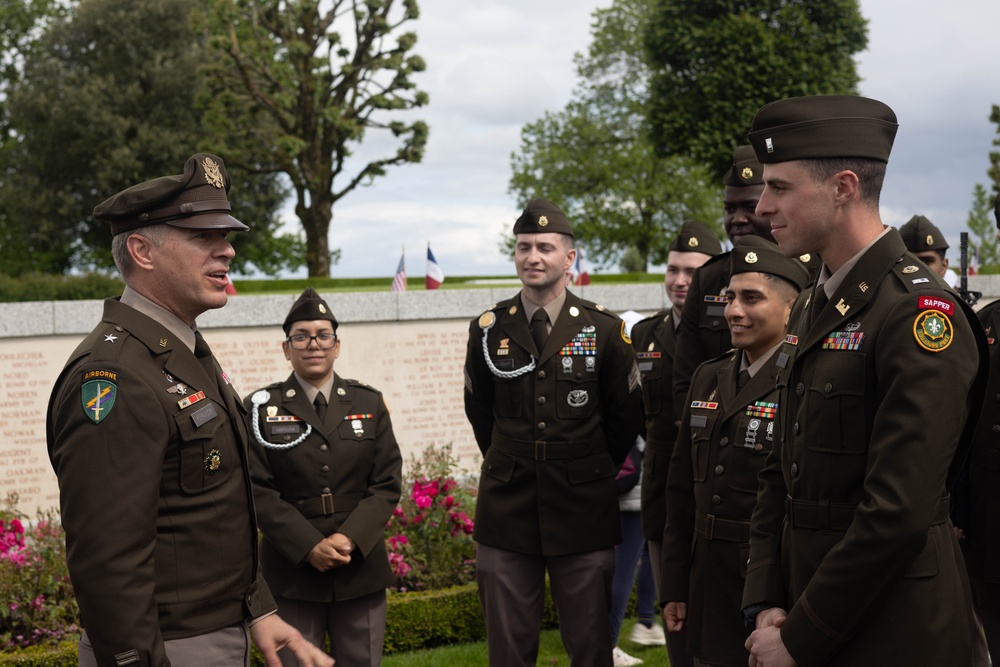 Memorial Day Remembrance Ceremony at Brittany American Cemetery