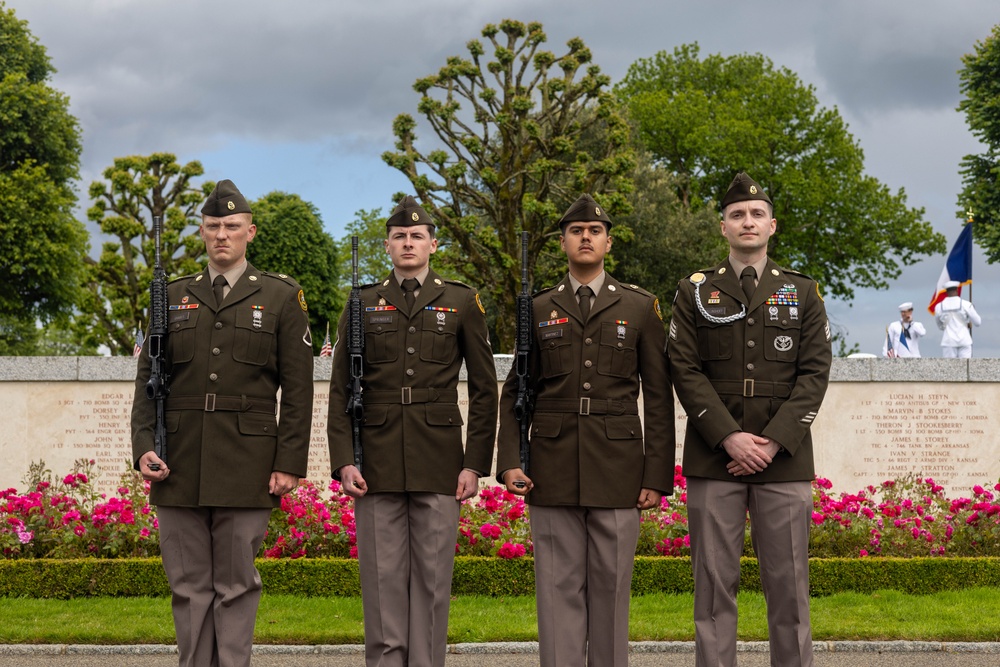 Memorial Day Remembrance Ceremony at Brittany American Cemetery