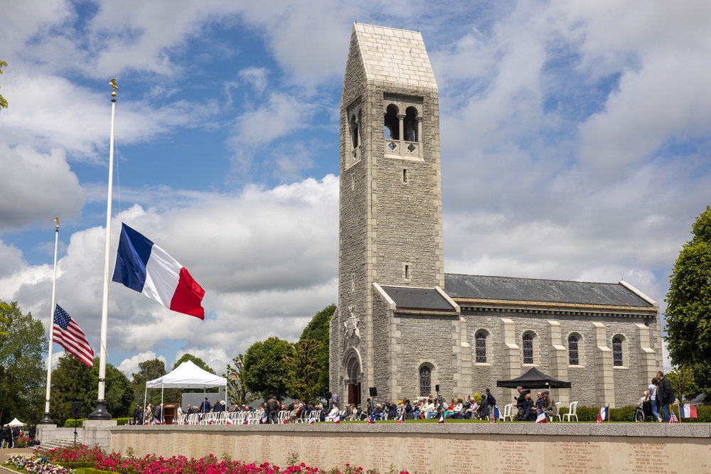 Memorial Day Remembrance Ceremony at Brittany American Cemetery