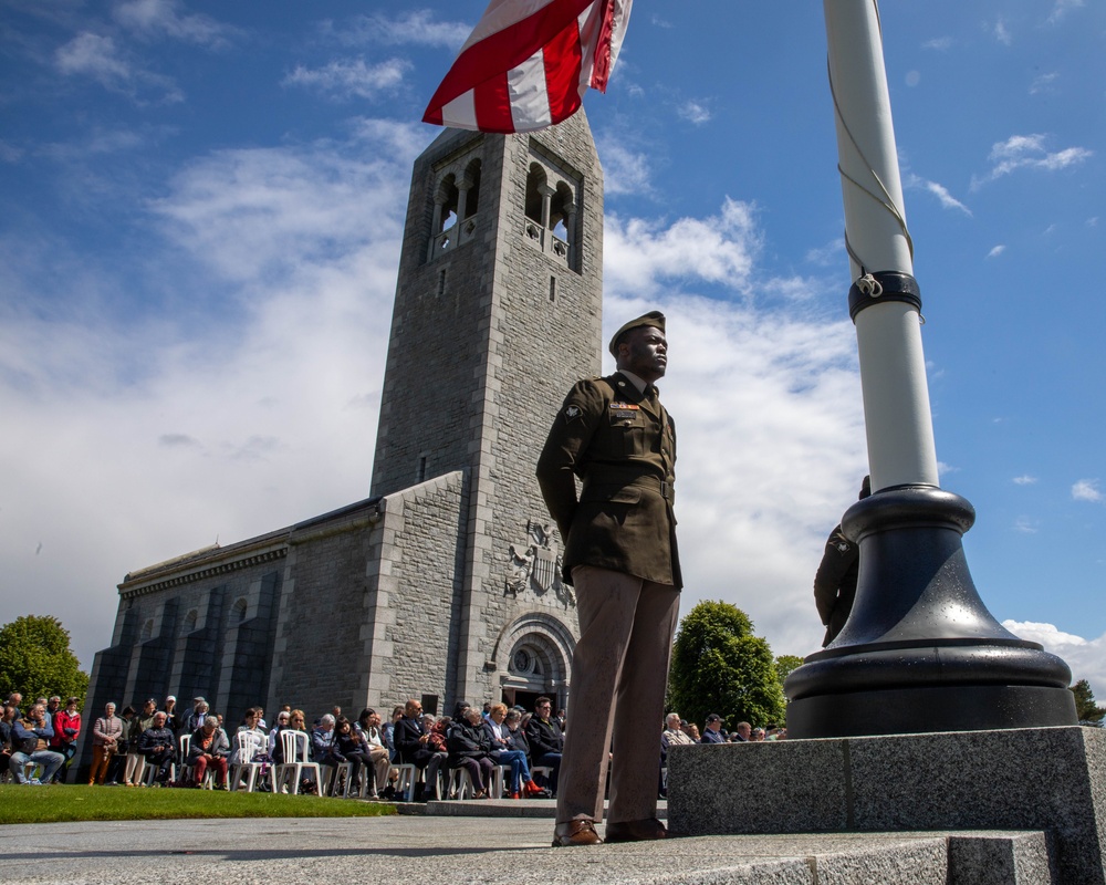 Memorial Day Remembrance Ceremony at Brittany American Cemetery