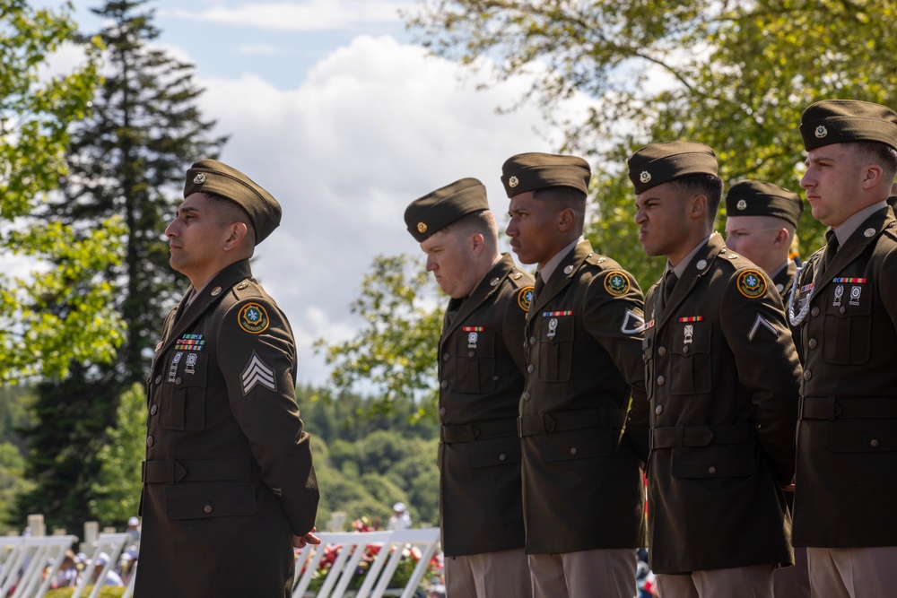 Memorial Day Remembrance Ceremony at Brittany American Cemetery