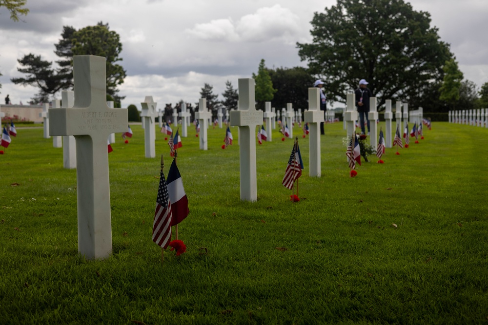 Memorial Day Remembrance Ceremony at Brittany American Cemetery