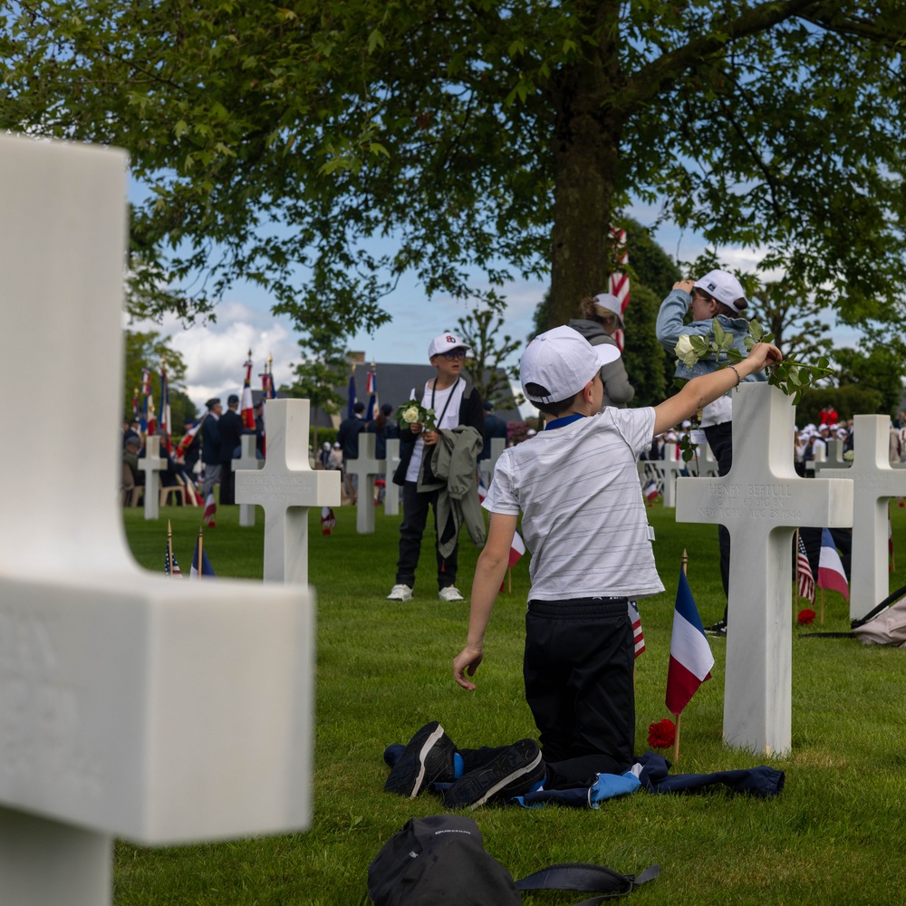 Memorial Day Remembrance Ceremony at Brittany American Cemetery