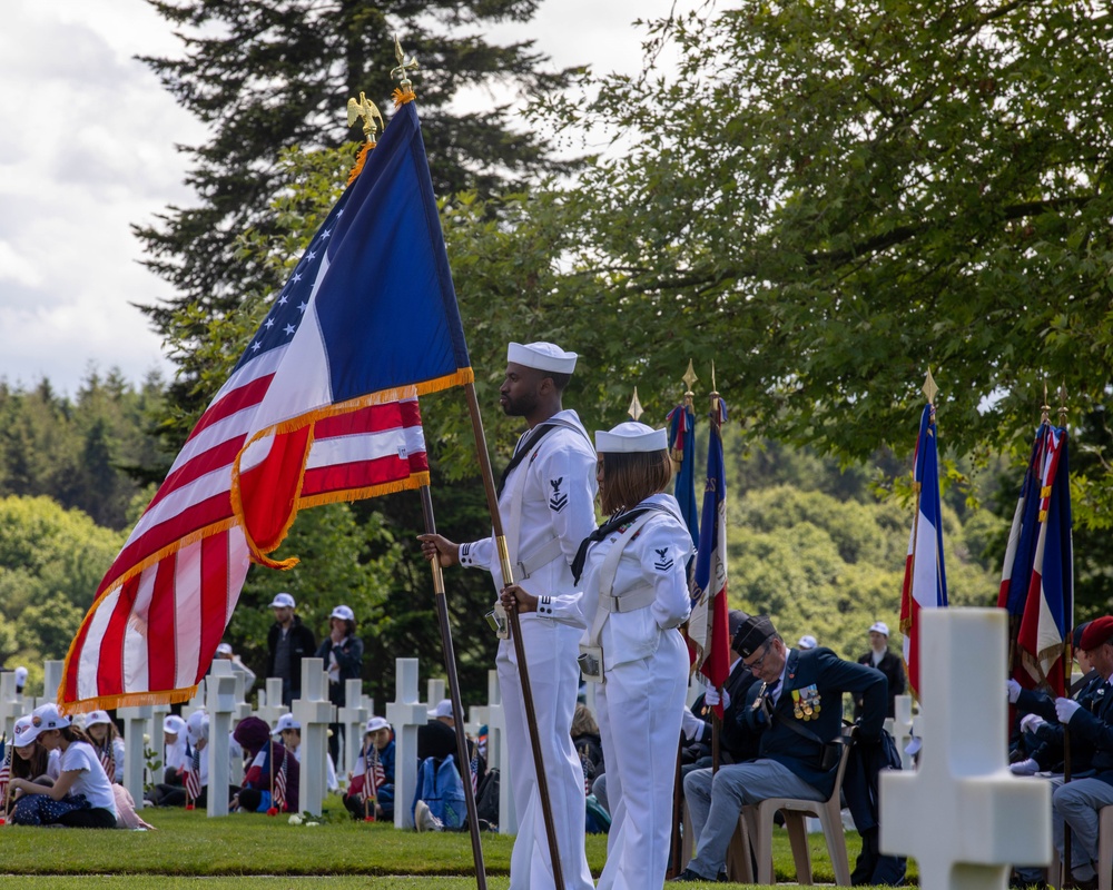 Memorial Day Remembrance Ceremony at Brittany American Cemetery