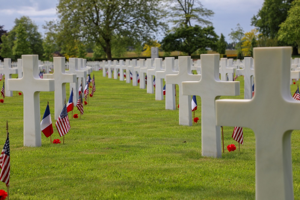 Memorial Day Service at Brittany American Cemetery