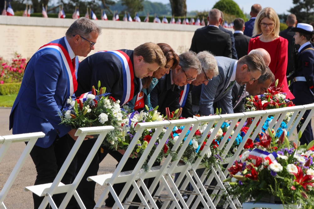 Memorial Day Service at Brittany American Cemetery