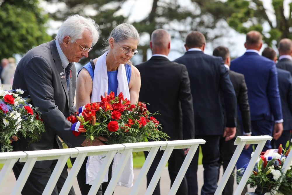 Memorial Day Service at Brittany American Cemetery