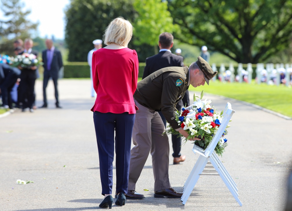 Memorial Day Service at Brittany American Cemetery