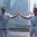 Vice Adm. Doug Perry Honors 9/11 Victims at Empty Sky Memorial During Fleet Week New York