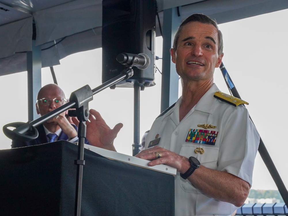 Vice Adm. Perry Joins German Navy for Reception Aboard Baden-Württemberg During Fleet Week New York