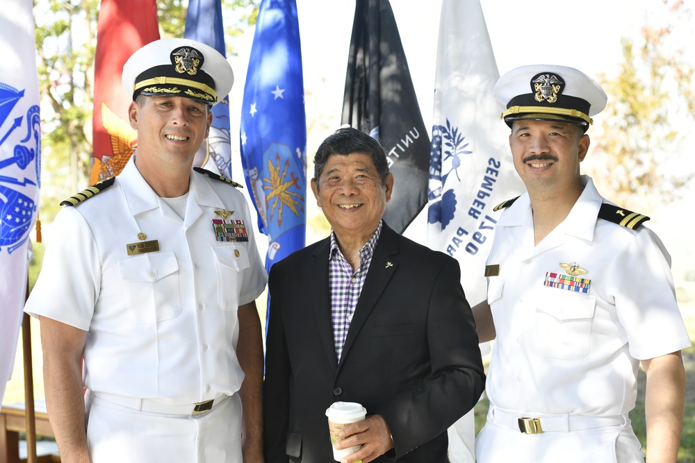 Capt. Kimnach delivers Memorial Day remarks at the Ronald Reagan Library