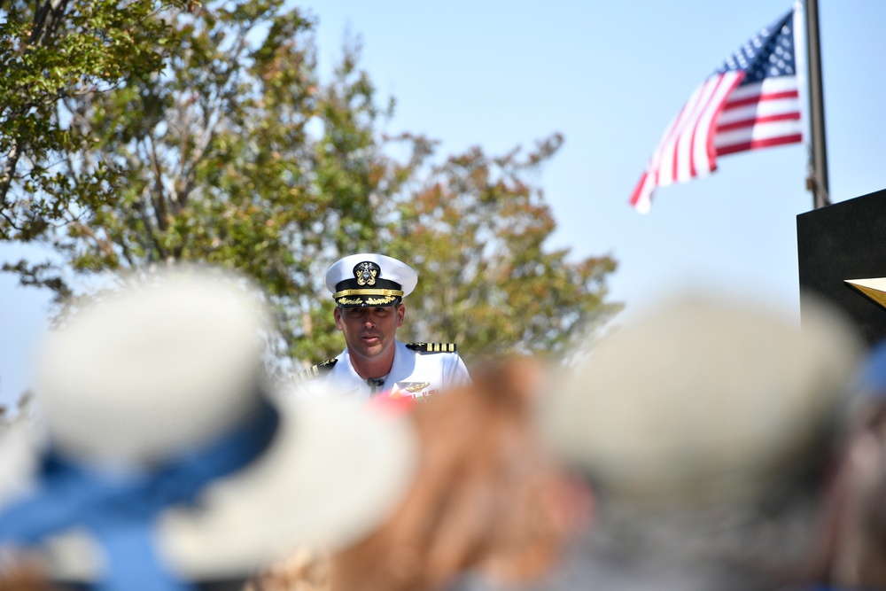 Capt. Kimnach delivers Memorial Day remarks at the Ronald Reagan Library