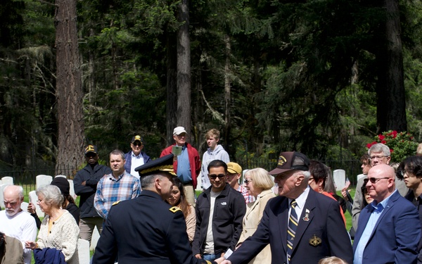 Memorial Day Remembrance Ceremony at Camp Lewis Cemetery