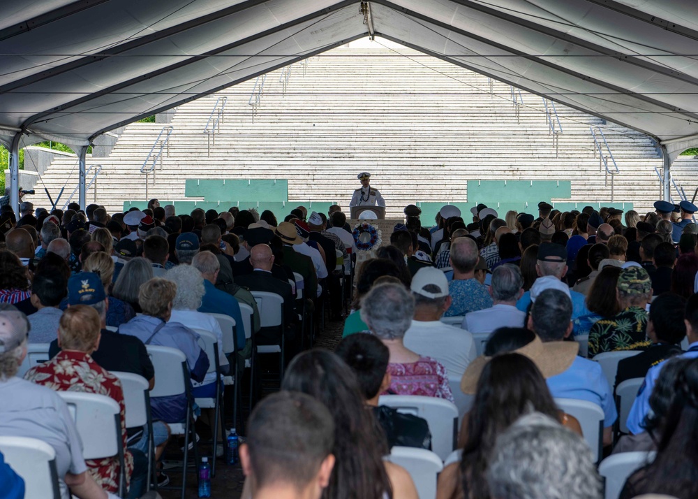 Adm. Stephen Koehler attends 73rd Mayor's Memorial Day Ceremony