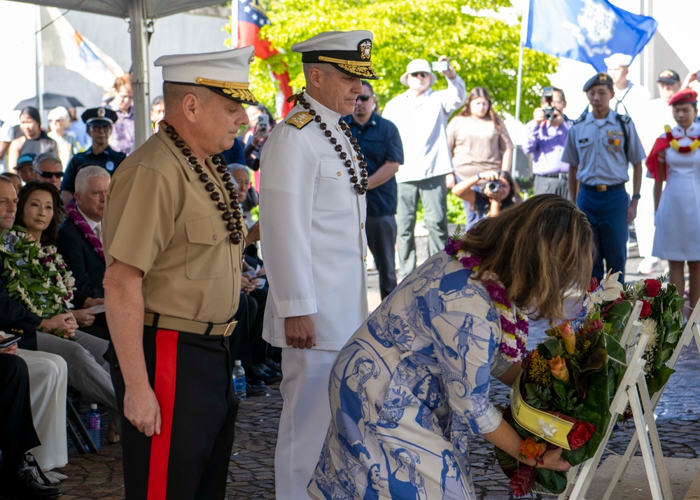 Adm. Stephen Koehler attends 73rd Mayor's Memorial Day Ceremony