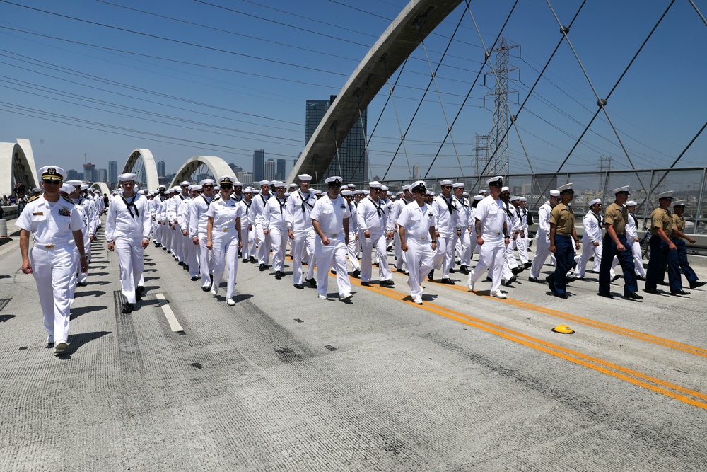 LA Fleet Week 2024: 6th Street Bridge Memorial Day Walk